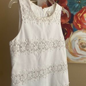 White J.Crew Floral Dress